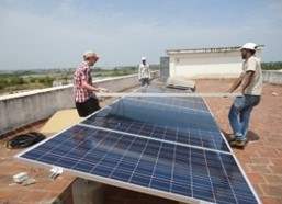 Solar Panel Installation in School