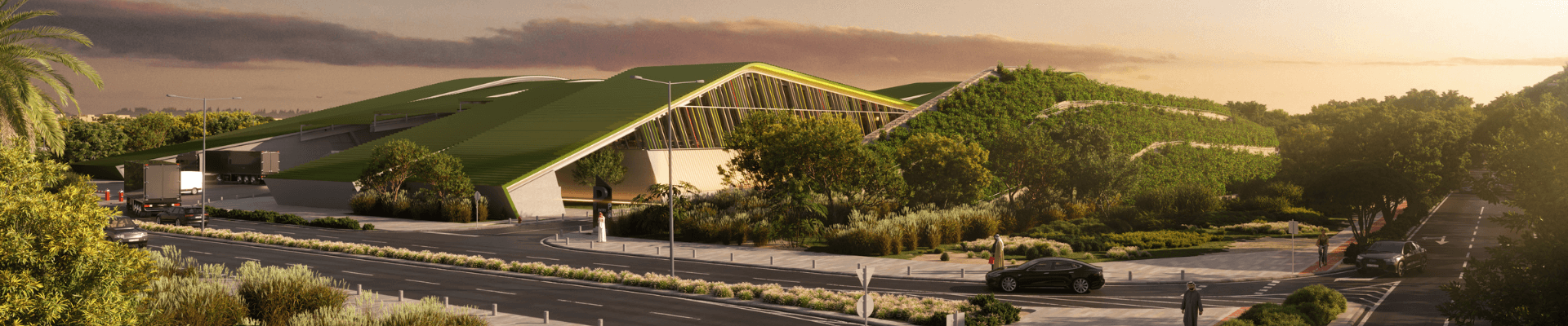 Operations & Maintenance Building at the King Salman Park