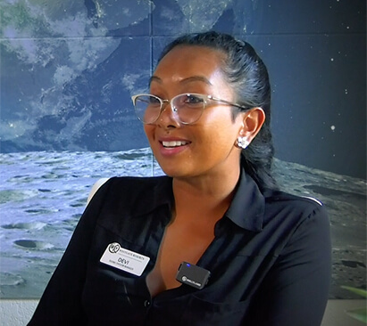 Employee sharing her work experience at Westgate