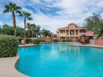 a customer ordering from someone on a desktop computer