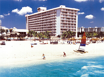 a customer ordering from someone on a desktop computer