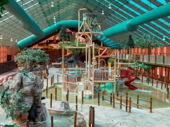 a customer ordering from someone on a desktop computer