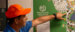 Westgate Team Members pointing at a Resort Map