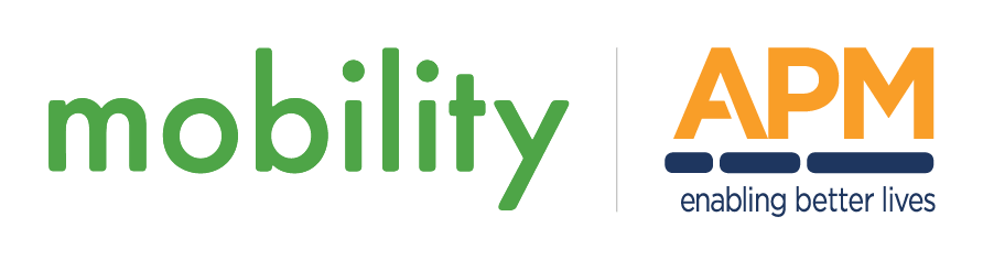 a circular overlay with two men walking down a street with text