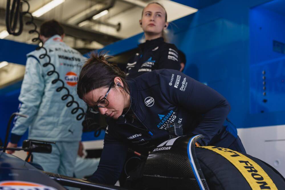 a man working behind a computer
