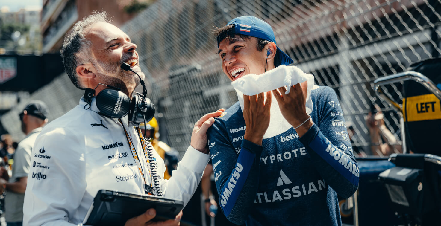 a man working behind a computer