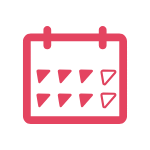 heart with a check mark inside it