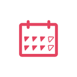 heart with a check mark inside it