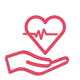 heart with a check mark inside it