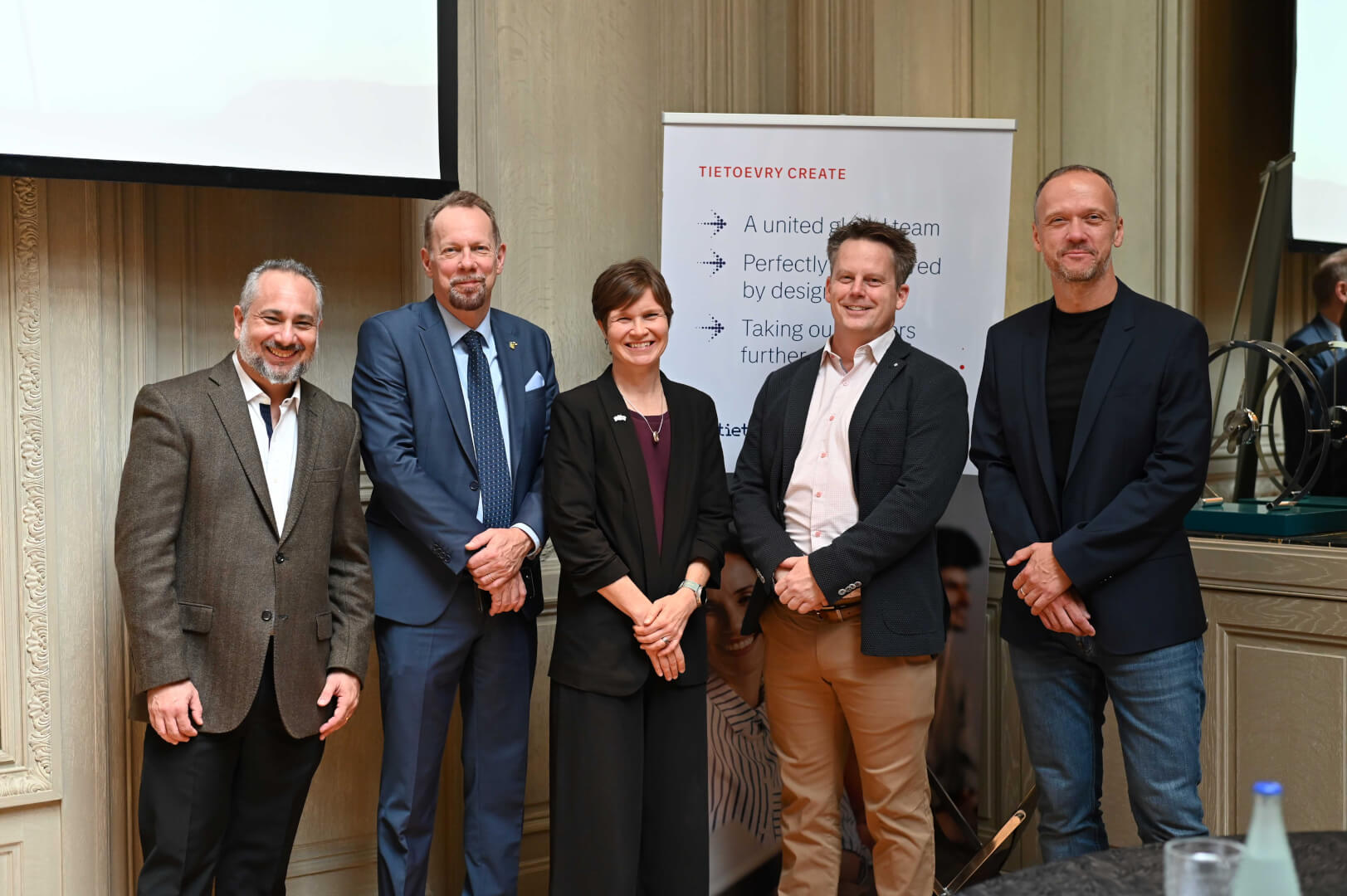 Tietoevry Americas leaders with representatives of the Finnish mission in Argentina Fi