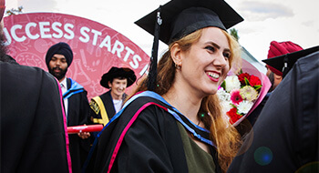 Students at Graduation