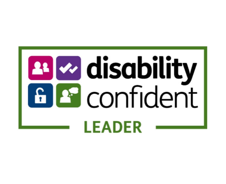 Disability Confident Leader accreditation logo
